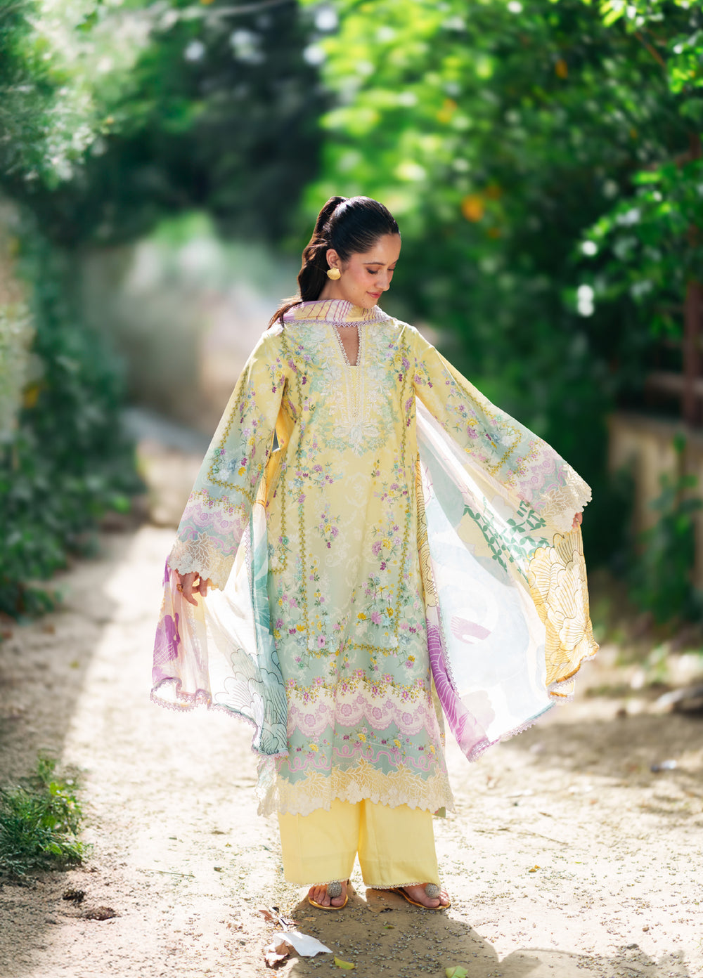 Summer Lines by Neeshay Unstitched Printed Lawn 3 Piece Suit NSH26ULS Virella - Eid Collection