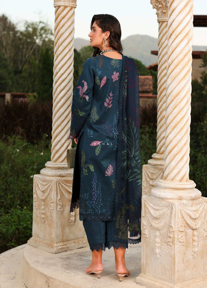Florence by Rang Rasiya Unstitched Embroidered Lawn 3 Piece Suit RR26UFL Eshal - Summer Collection