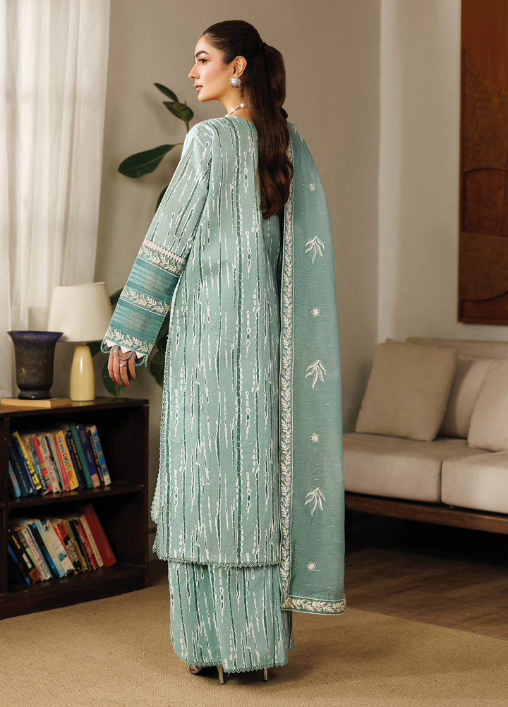 Leila by Mahnur Unstitched Embroidered Lawn 3 Piece Suit MN26ULL L-10 - Summer Collection