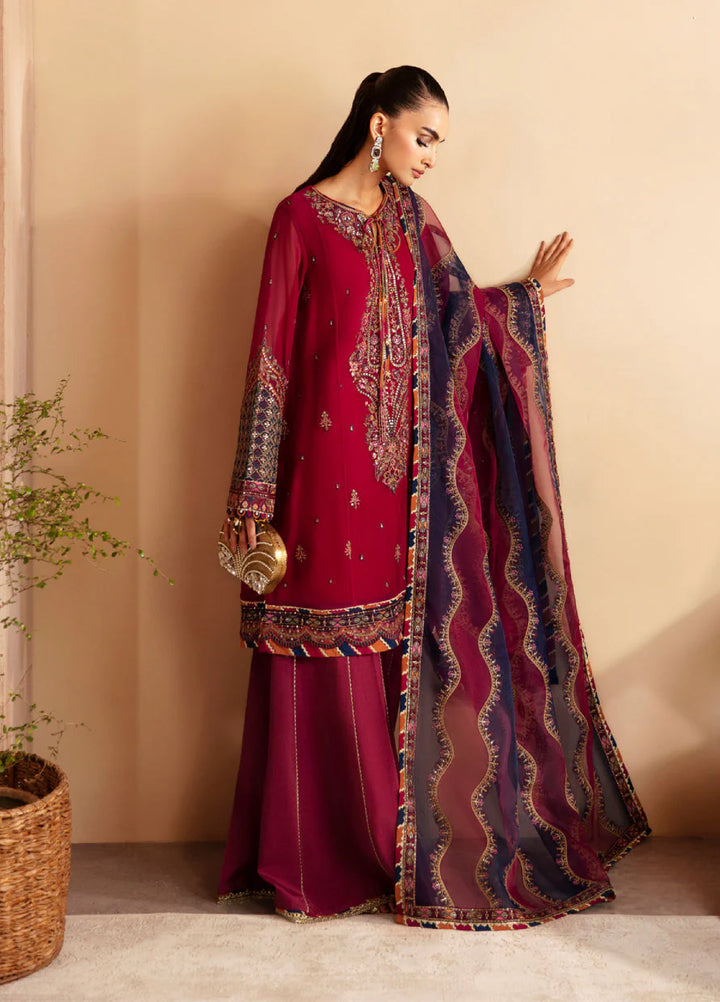 Xenia Formal Unstitched Luxury Chiffon Suits 3 Piece XE25FL Mehkash - Formals Collection