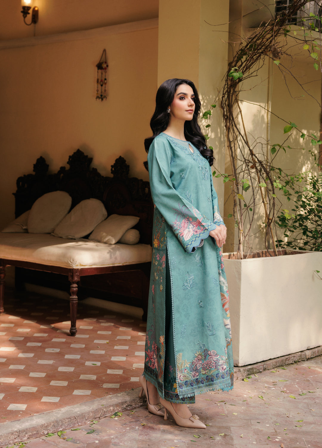 Zync by Florent Whispers Unstitched Embroidered Modal 3 Piece FL25WW FL-2B - Winter Collection