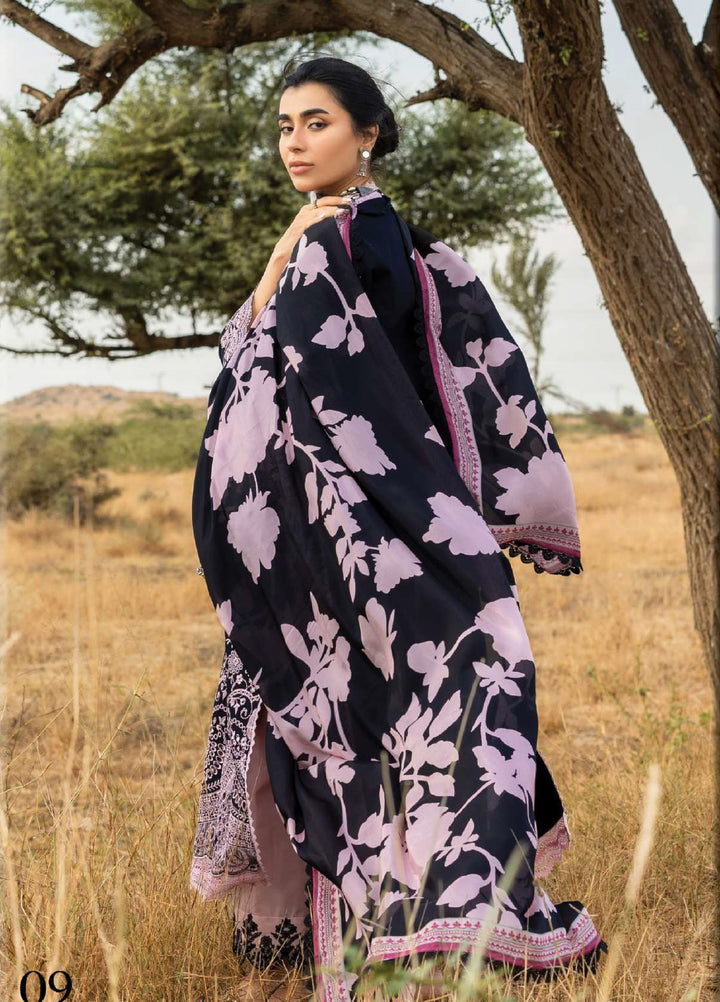 Zainab Chottani Unstitched Embroidered Luxury Lawn 3 Piece Suit ZC26ULZ D-9 LYARA - Summer Collection