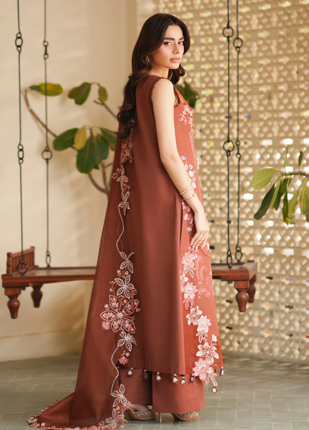 Versa by Asifa and Nabeel Unstitched Embroidered Lawn 3 Piece Suit AN26UVL VUL26-04 Legacy Bloom - Festive Collection