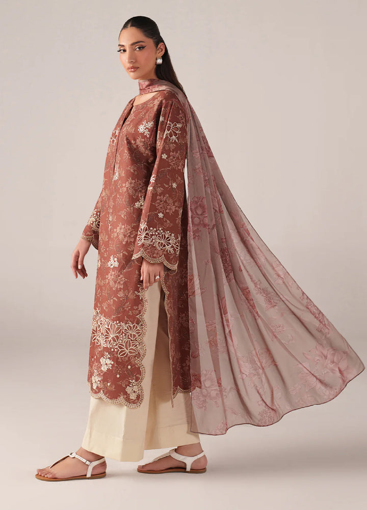 Iznik Unstitched Embroidered Lawn 3 Piece Suit IZ26US SS-02 - Summer Collection