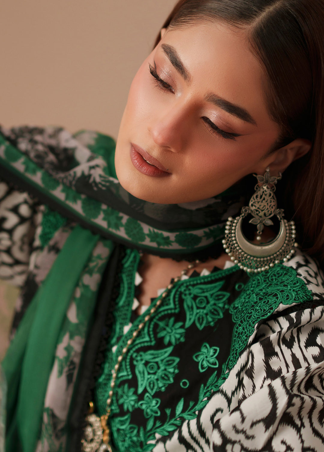 JoJo by Bin Ilyas Unstitched Embroidered Lawn 3 Piece Suit BI26UJJ D-85A - Summer Collection