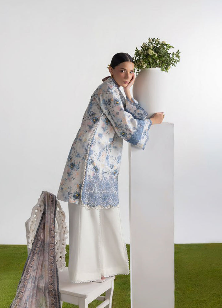 Bagheecha by Gul Ahmed Unstitched Embroidered Lawn 3 Piece Suit GA26ULB CL62339 - Casual Collection