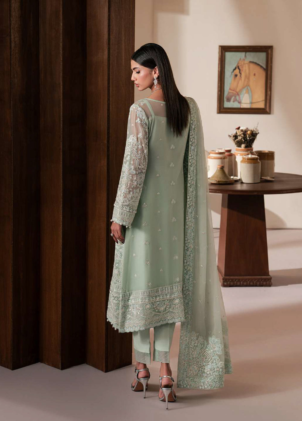Ayla by Gulaal Unstitched Embroidered Luxury Chiffon 3 Piece Suit GL26ACF D-42 LISSE - Festive Collection