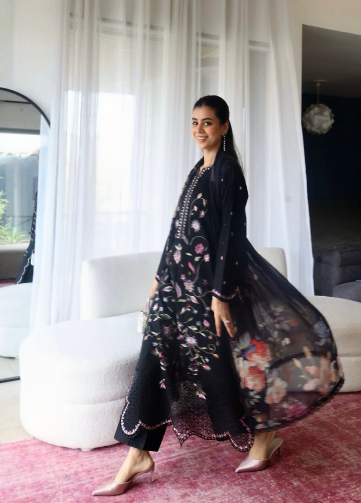 Symphony by Neeshay Unstitched Embroidered Luxury Lawn 3 Piece Suit NSH26US D1-Mirea - Summer Collection