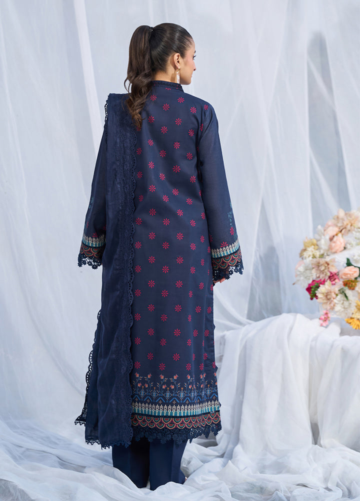 Raha Summer Prints by RajBari Unstitched Printed Lawn 3 Piece Suit RB26URS D-09 - Summer Collection