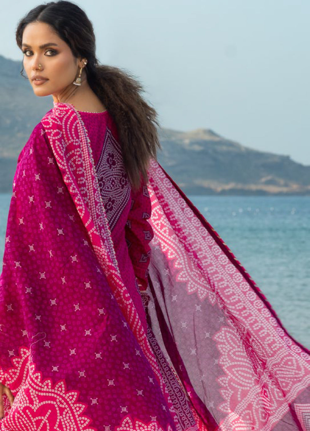 The Chunri by Gul Ahmed Unstitched Printed Lawn 3 Piece Suit GA26UTCL CL-62061 B - Summer Collection