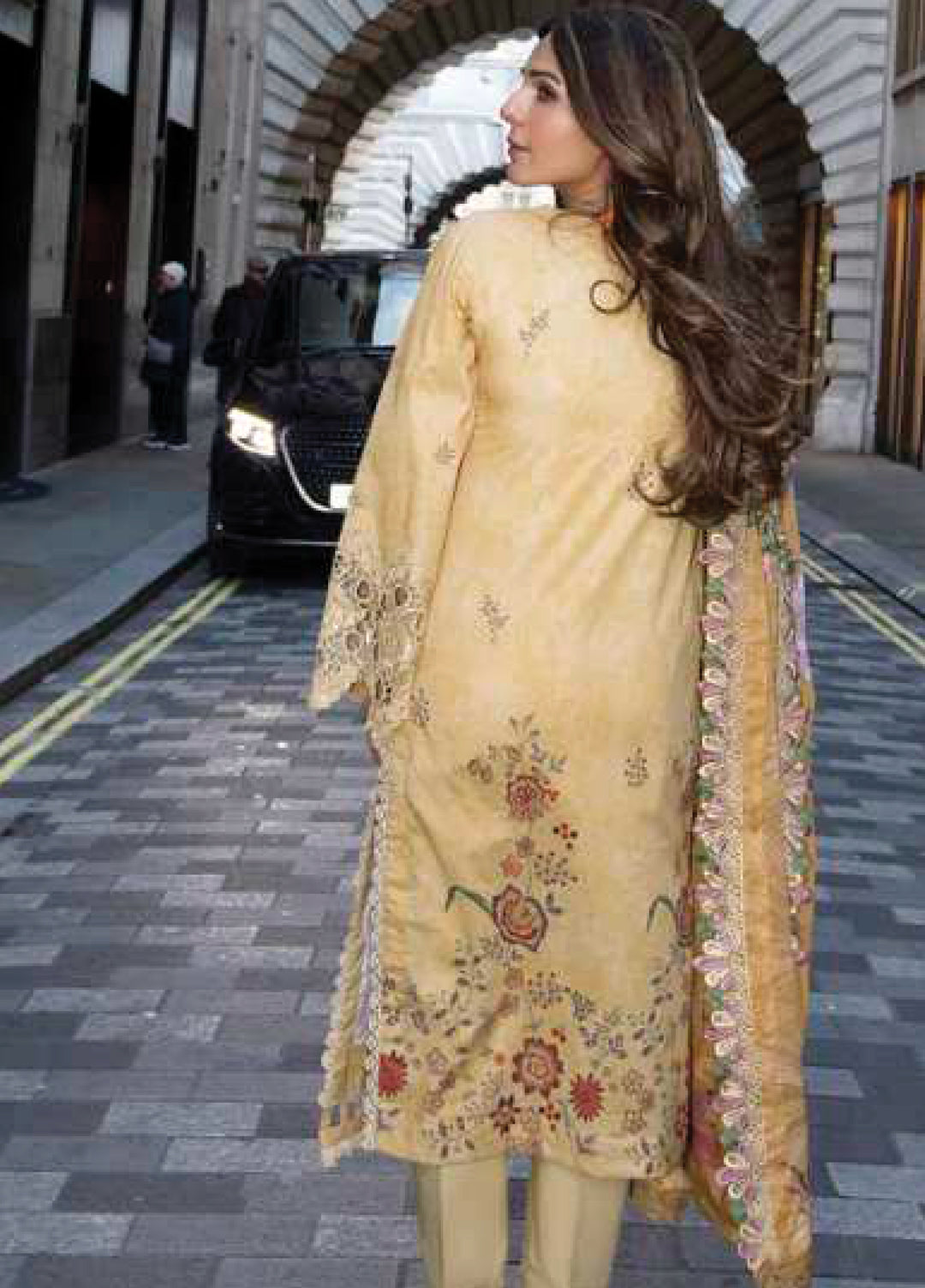 Sunshine Bloom by Al Zohaib Unstitched Embroidered Lawn 3 Piece Suit AZ26USL D11 - Summer Collection