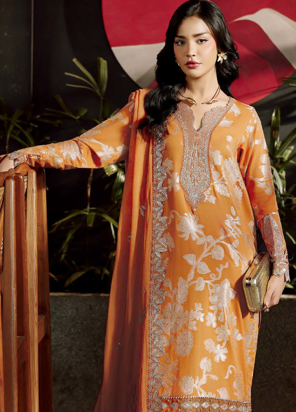Maya by Nureh Unstitched Embroidered Jacquard 3 Piece Suit NU26UJM NJ-109 - Casual Collection