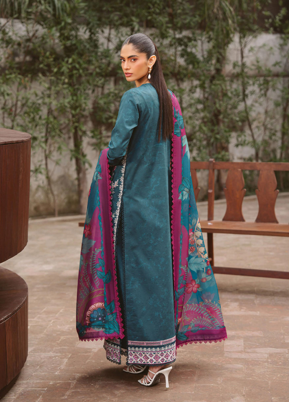 Serein by Ayzel Unstitched Embroidered Lawn 3 Piece Suit AAF26USL Zenvia - Eid Collection