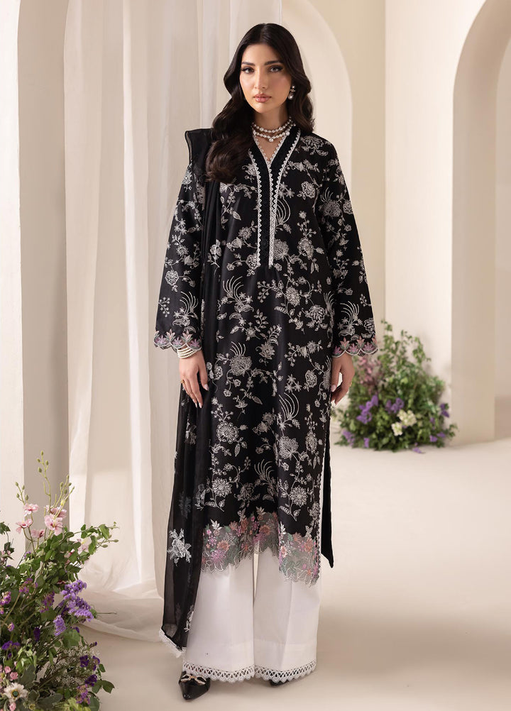 RajBari Exclusive Unstitched Embroidered Lawn 3 Piece Suit RB26UE D-10 - Summer Collection