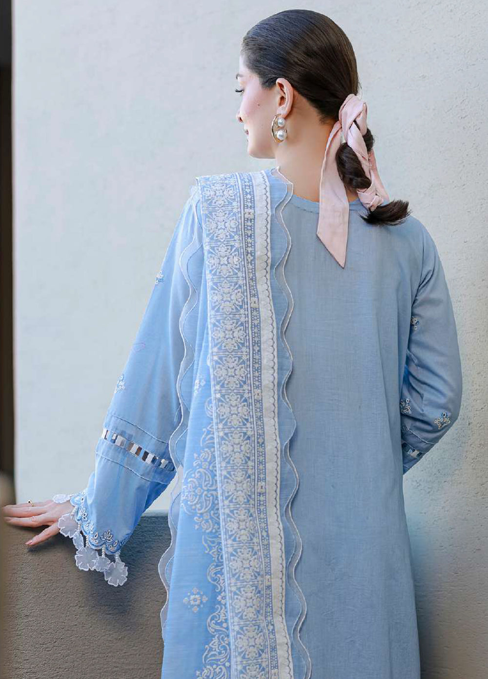 Zellbury Unstitched Embroidered Cotton 3 Piece Suit ZB26UCC WUC26E34066 - Casual Collection