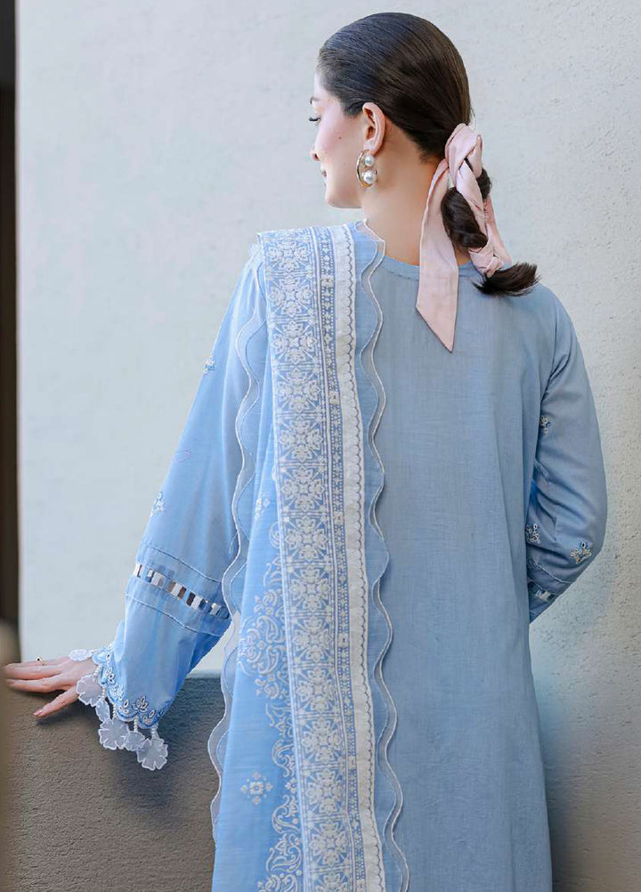 Zellbury Unstitched Embroidered Cotton 3 Piece Suit ZB26UCC WUC26E34066 - Casual Collection