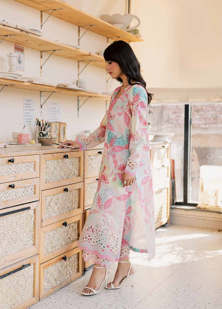 Ballerina by Nureh Unstitched Printed Chikankari Lawn 3 Piece Suit NU26UBL NU2-194 - Summer Collection