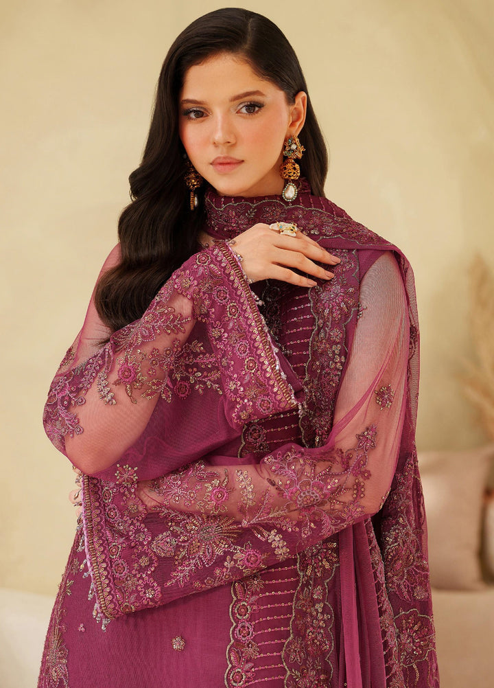 Meesa by Zarif Unstitched Net Embroidered Suits 3 Piece ZR25UF ZRF-ML-03 ORILA - Winter Collection