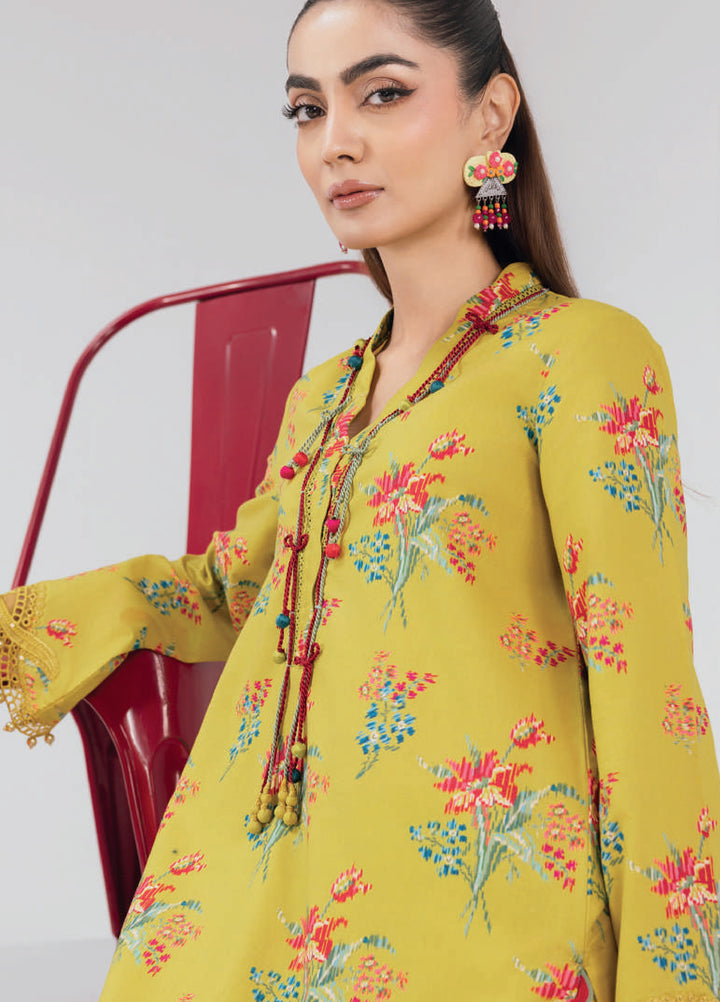 M Basics by Maria B Unstitched Embroidered Lawn 3 Piece Suit MB26UMB MB-CUSV13-6B - Summer Collection