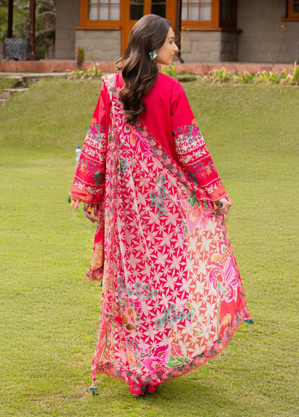 Rang e Bahar by Charizma Unstitched Embroidered Lawn 3 Piece Suit CHR26ULR CRB6-09 - Summer Collection
