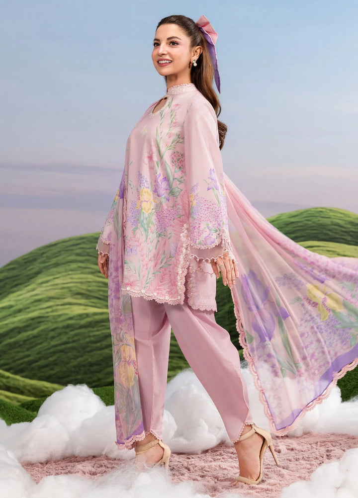 M Basics by Maria B Unstitched Embroidered Lawn 3 Piece Suit MB26SSEL MB-CUSV14-10B - Eid Collection