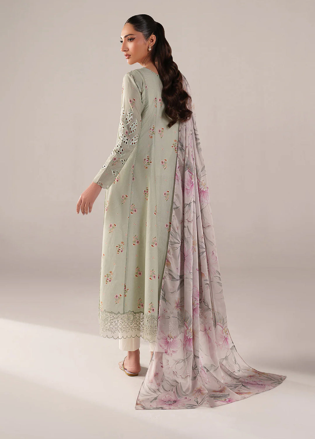 Iznik Unstitched Embroidered Lawn 3 Piece Suit IZ26US SS-03 - Summer Collection