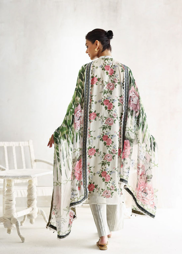 The Luxe by Gul Ahmed Unstitched Embroidered Lawn 3 Piece Suit GA26ULL ÉMERAUDE Orchidée BM 62036 - Casual Collection