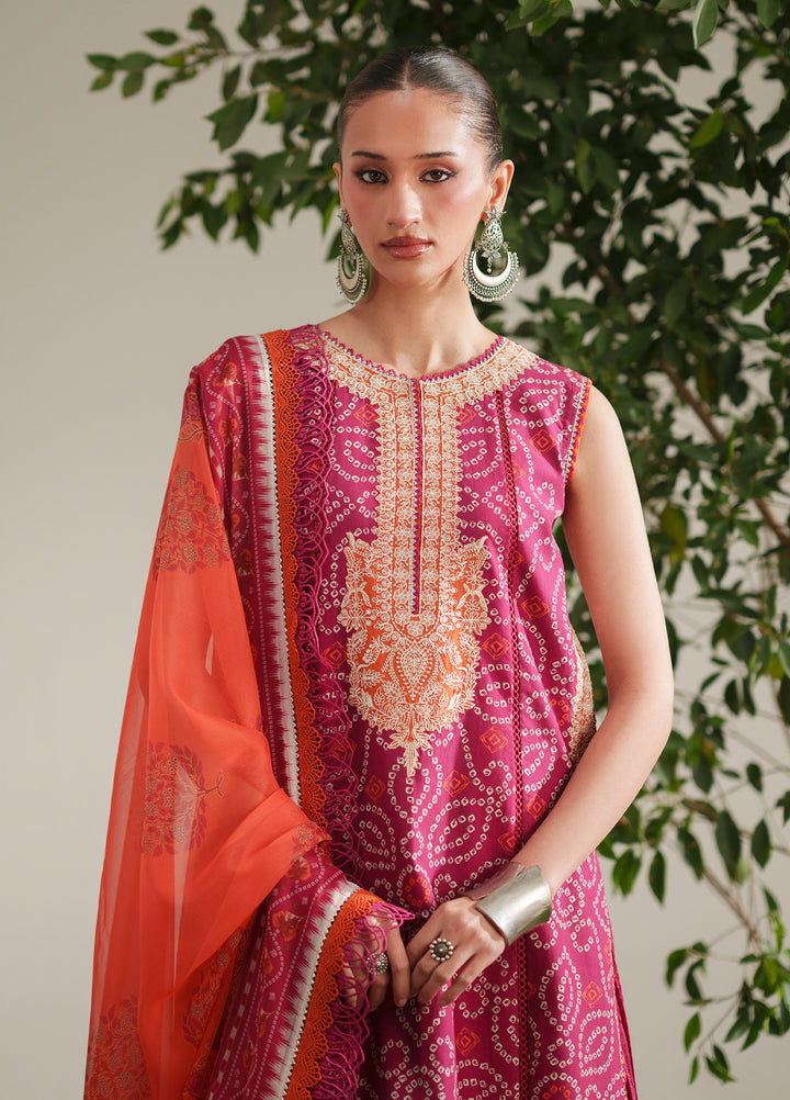 JoJo by Bin Ilyas Unstitched Embroidered Lawn 3 Piece Suit BI26UJJ D-87A - Summer Collection