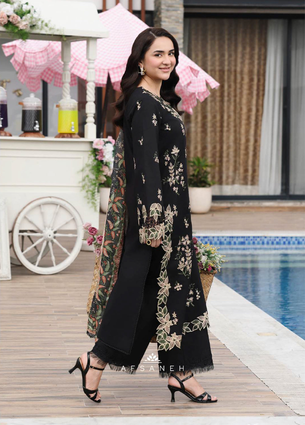 Florence by Rang Rasiya Unstitched Embroidered Lawn 3 Piece Suit RR26ULF Afsaneh - Festive Collection