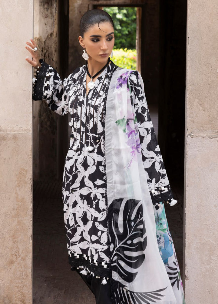 The Flora by Gul Ahmed Unstitched Embroidered Lawn 3 Piece Suit GA26ULF BM62070 - Casual Collection