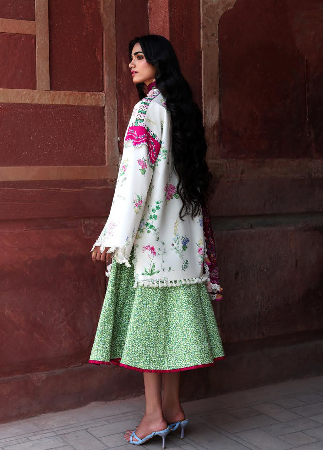 Neoma Prints by Republic Unstitched Printed Lawn 5 Piece Suit RW26UNL SP-1 AABROO - Summer Collection