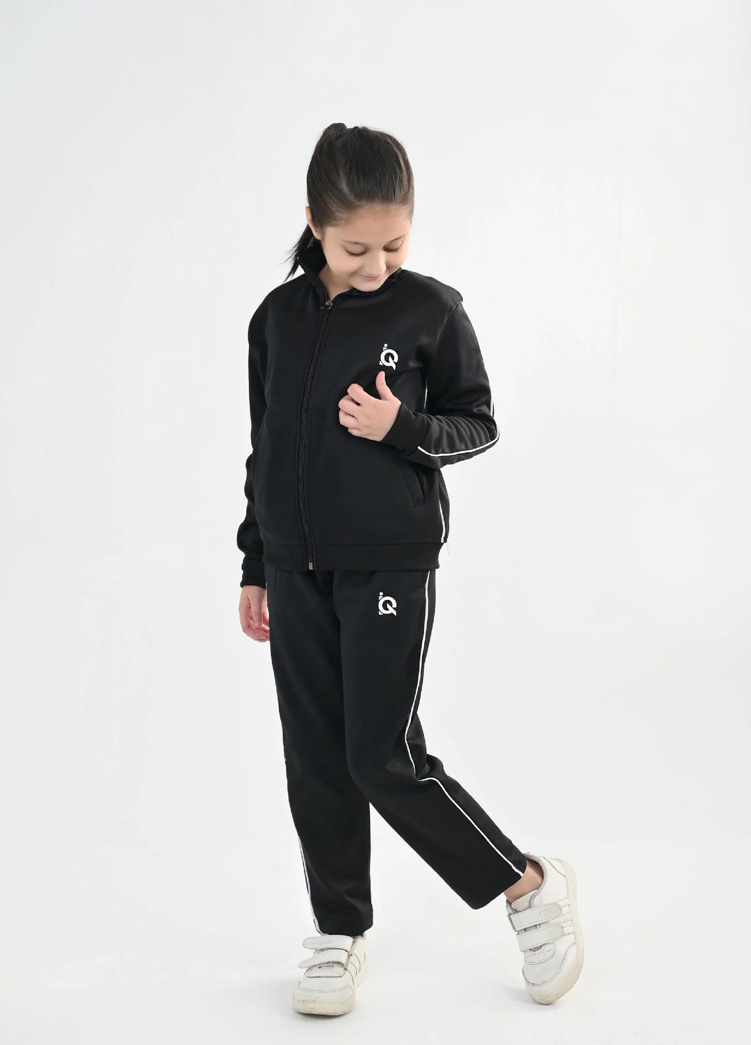 IQ Exclusive Kids Track Suit Fleece 2 PieceShadow Line Tracksuit-Unisex Kids - Winter Collection