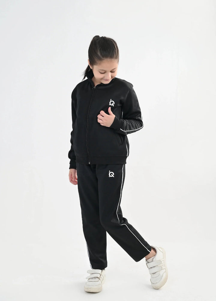 IQ Exclusive Kids Track Suit Fleece 2 PieceShadow Line Tracksuit-Unisex Kids - Winter Collection