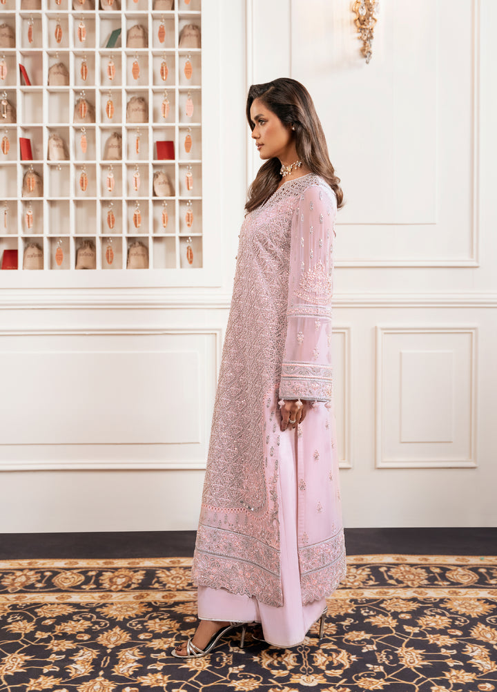 Check In by Zarizaa Embroidered Chiffon 3 Piece Suit ZZ26UCI PRISM - Festive Collection
