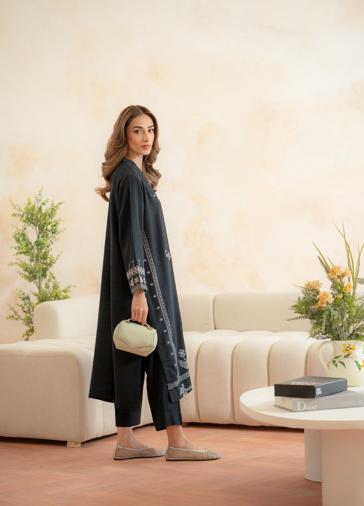 Pret Essentials by Sahar Pret Embroidered Dobby Jacquard 2 Piece SSED-ZH-V2-08 - Winter Collection