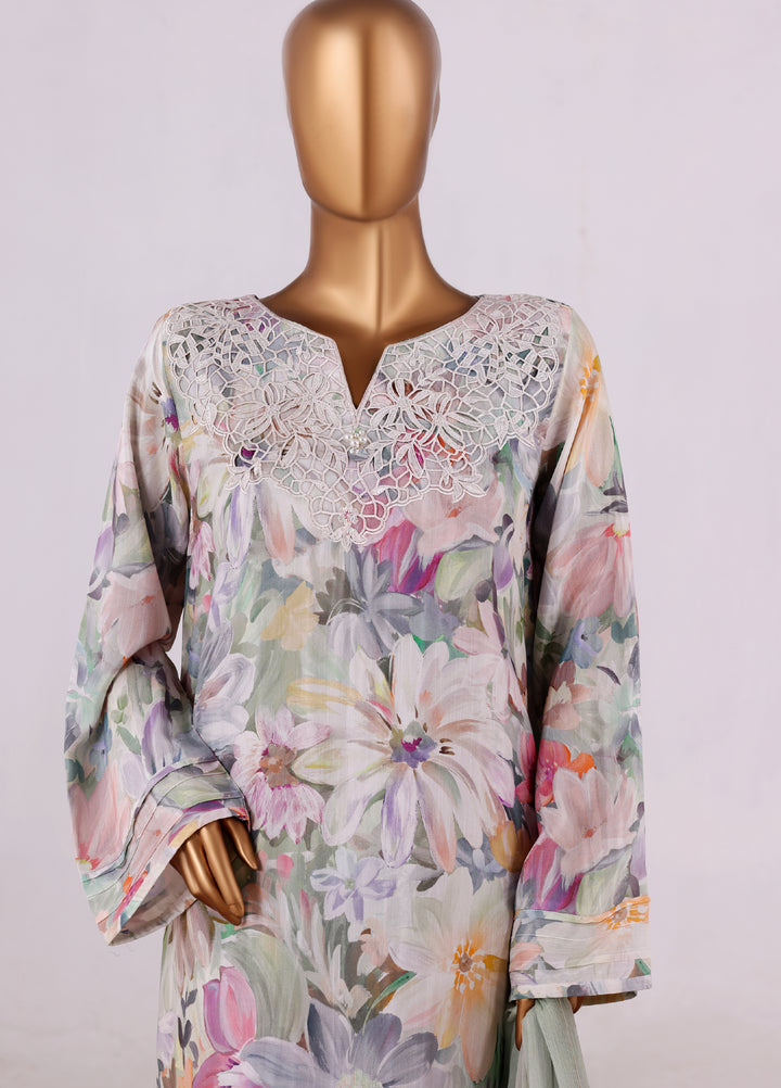 Majestic by HZ Textiles RTW Embroidered Silk 3 Piece Suit HZ26UMS Stroke - Festive Collection