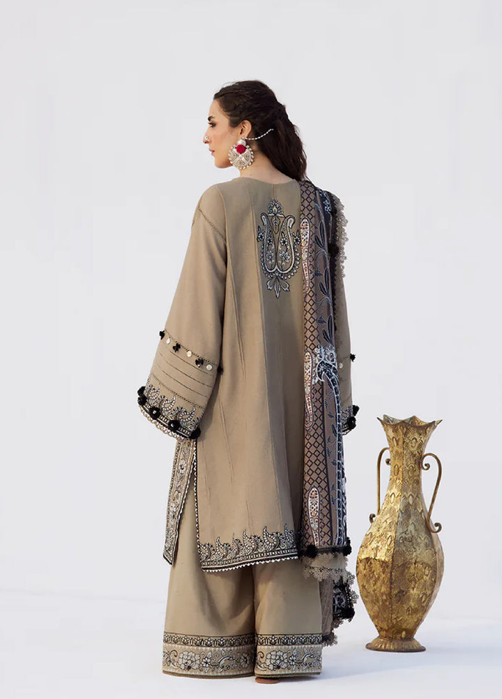 Saira Rizwan Unstitched Karandi Embroidered Suits 3 Piece SR25UW D-02 Rukh - Winter Collection