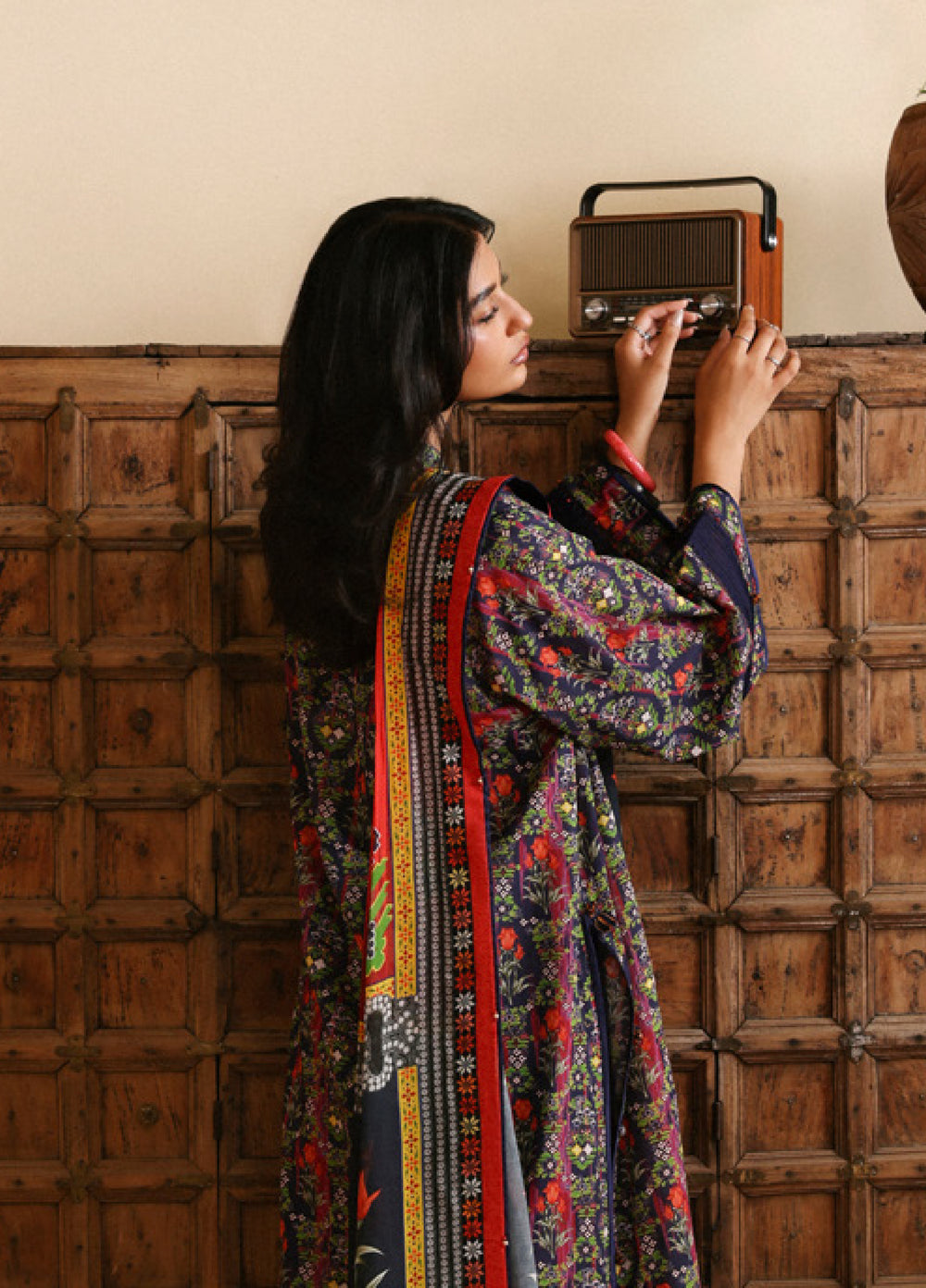 Amaya by Zaha Unstitched Printed Lawn 3 Piece Suit ZK26UAL Veda APL26-08 - Casual Collection