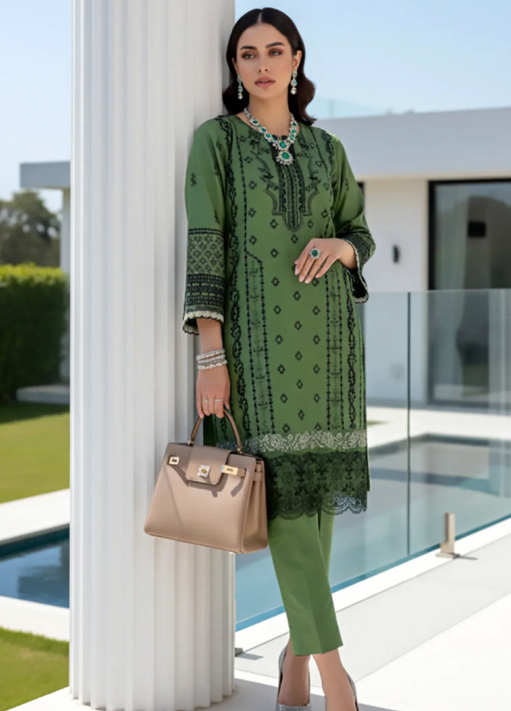 Lakhany Pret Embroidered Cotton Net 2 Piece Suit LSM-4052