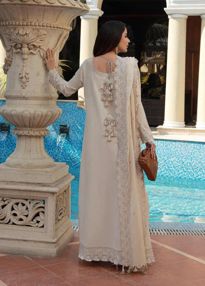 Lakhany Chikankari Unstitched Embroidered Lawn 3 Piece Suit LSM26UCL LG-IZ-0536 - Festive Collection