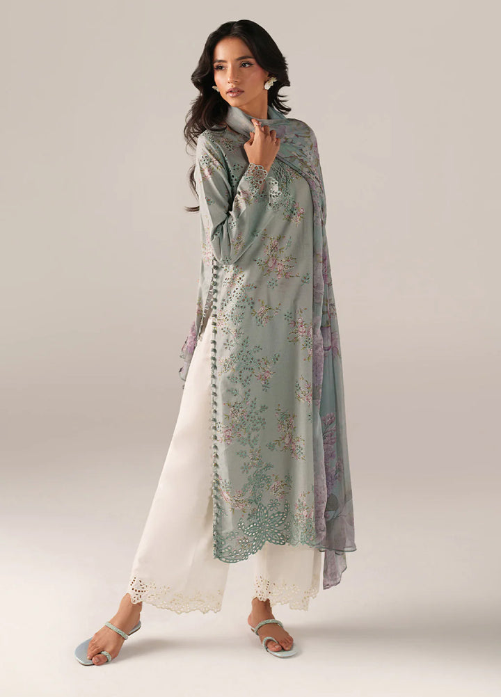 Iznik Unstitched Embroidered Lawn 3 Piece Suit IZ26US SS-12 - Summer Collection