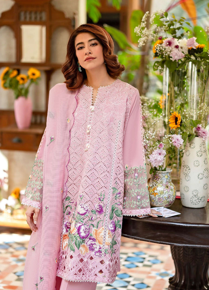Astoria by Mushq Unstitched Embroidered Lawn 3 Piece Suit MQ26UAL 308-Arabil - Festive Collection