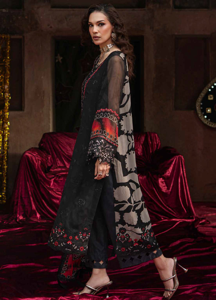 Vasal by Charizma Unstitched Embroidered Chiffon 3 Piece Suit CHR26UV VSL6-02 - Festive Collection