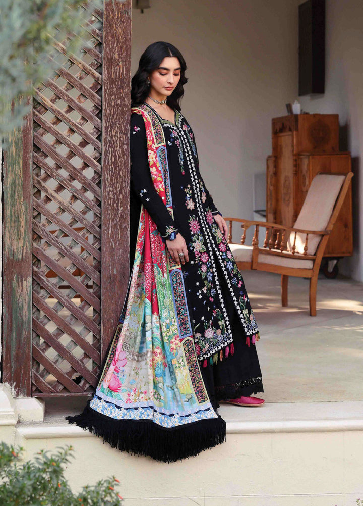 Amaris by Republic Womenswear Unstitched Luxury Shawl Karandi Embroidered Suits 3 Piece RW25AS D-11 - Winter Collection