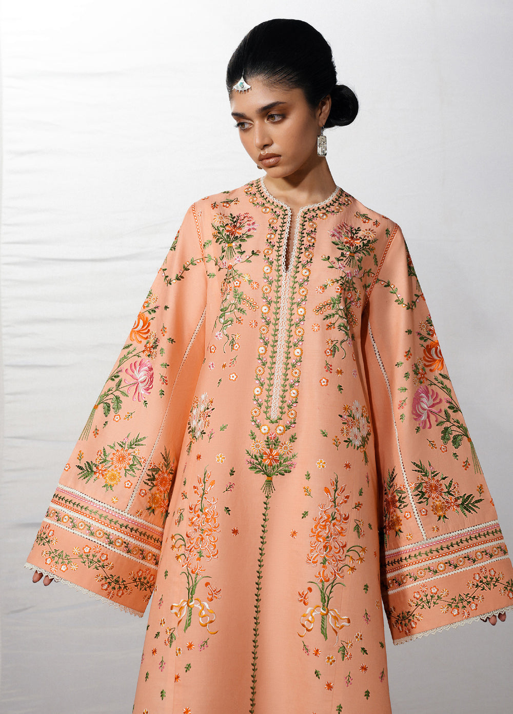 Jugnu by Hussain Rehar Unstitched Embroidered Cotton 3 Piece Suit HR26UJC ZERAH - Festive Collection