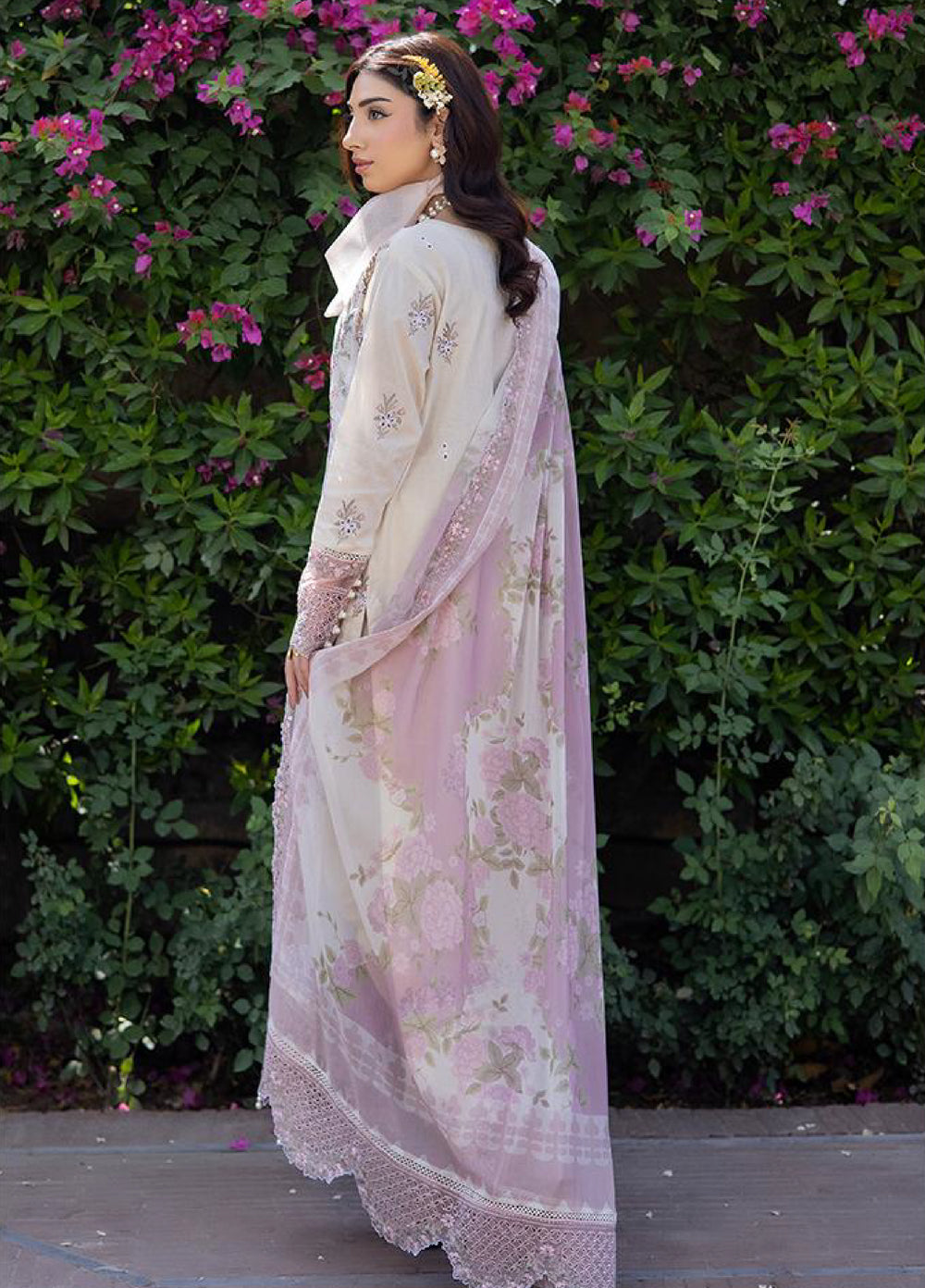 Inara by Javairia Women RTW Embroidered Lawn 3 Piece Suit IN26PJF Noori - Festive Collection