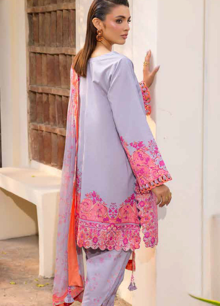 C Prints by Charizma Unstitched Printed Lawn 3 Piece Suit CHR26UCP CP6-06 - Summer Collection