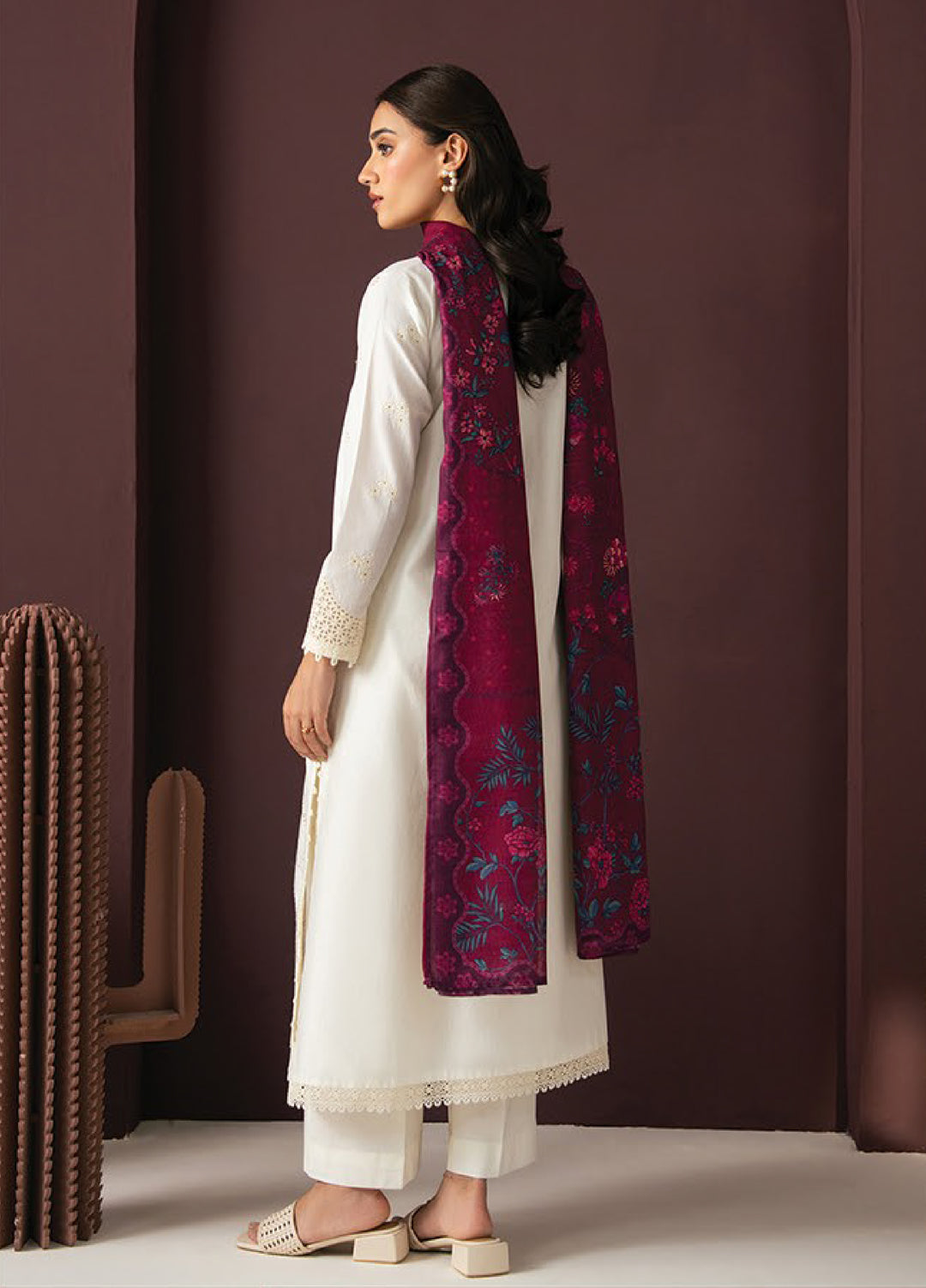Namah by Xenia Formals Unstitched Embroidered Lawn 3 Piece Suit XF26UNL Scalar 04 - Festive Collection
