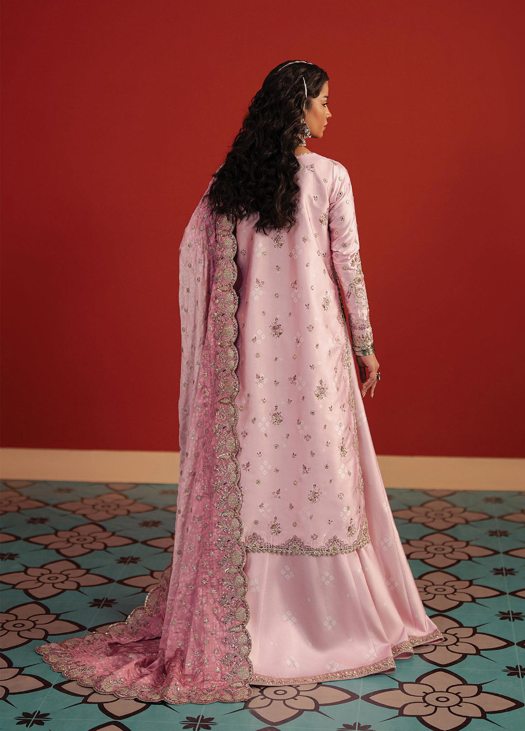 Divani by Afrozeh Unstitched Silk Embroidered 3 Piece Suits AF25DS AS-25-08 Sufiya - Festive Collection