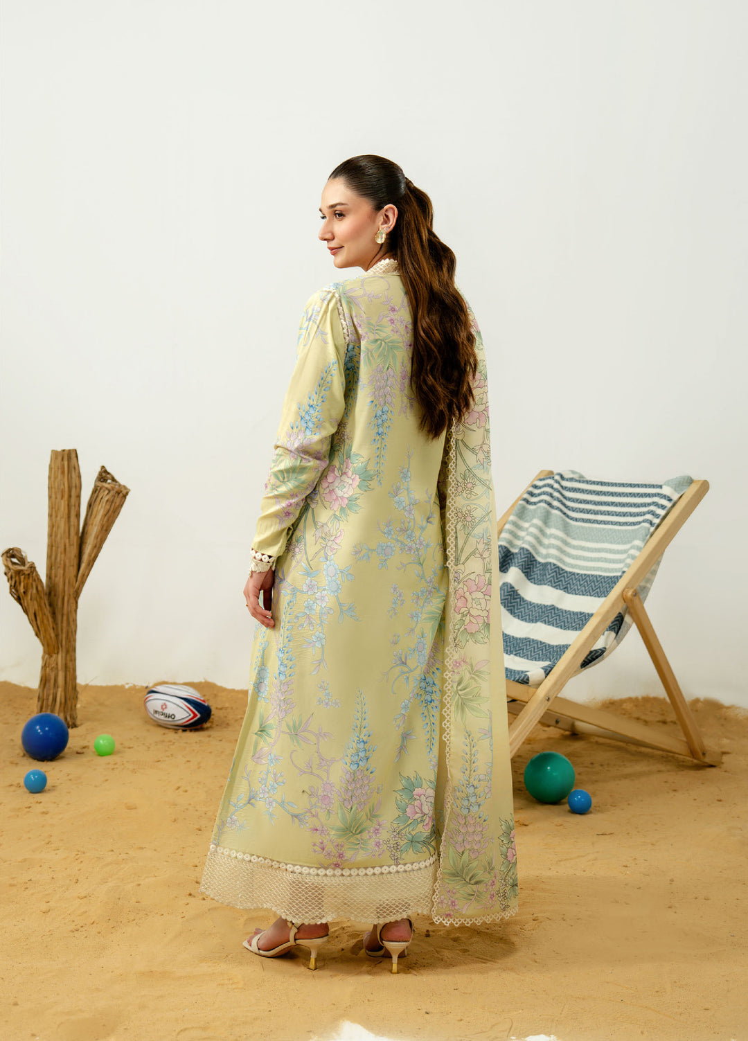 Sundaze by Zarposh Unstitched Embroidered Lawn 3 Piece Suit ZR26USL MISTRAL - Festive Collection